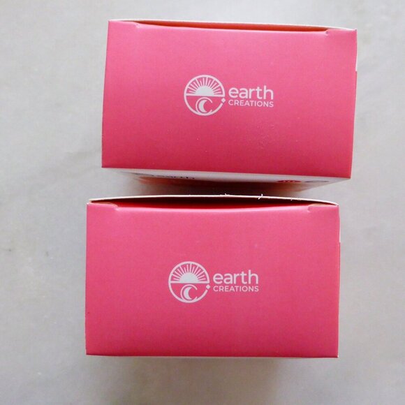 New! 2 x Pink Himalayan Salt Heart Stone, Earth Creations - Picture 3 of 5